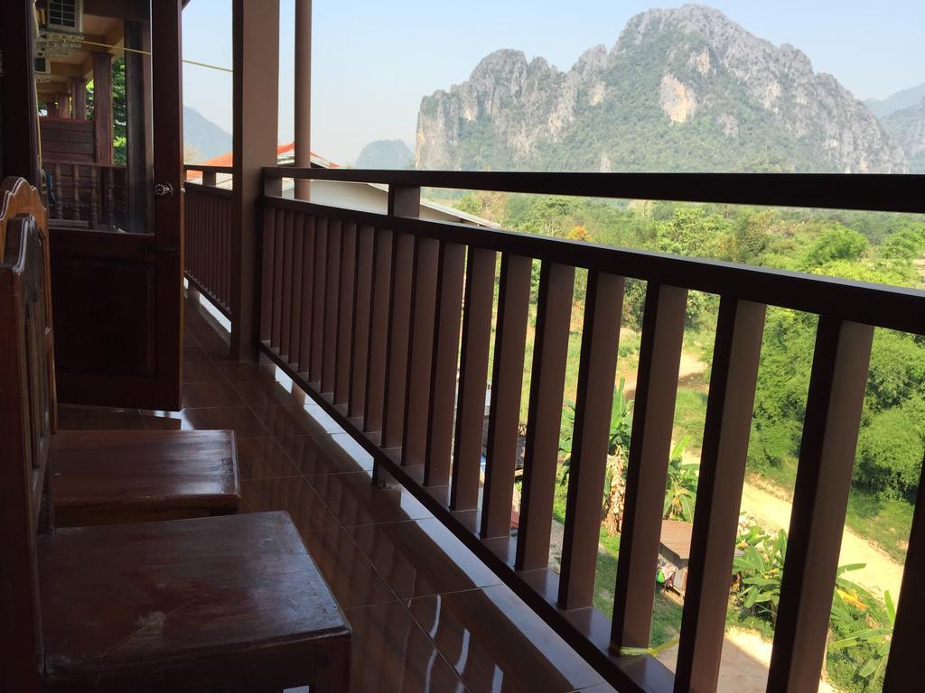 Happy River View Hotel Vang Vieng Exterior foto