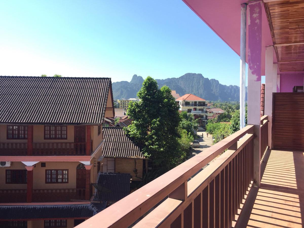 Happy River View Hotel Vang Vieng Exterior foto