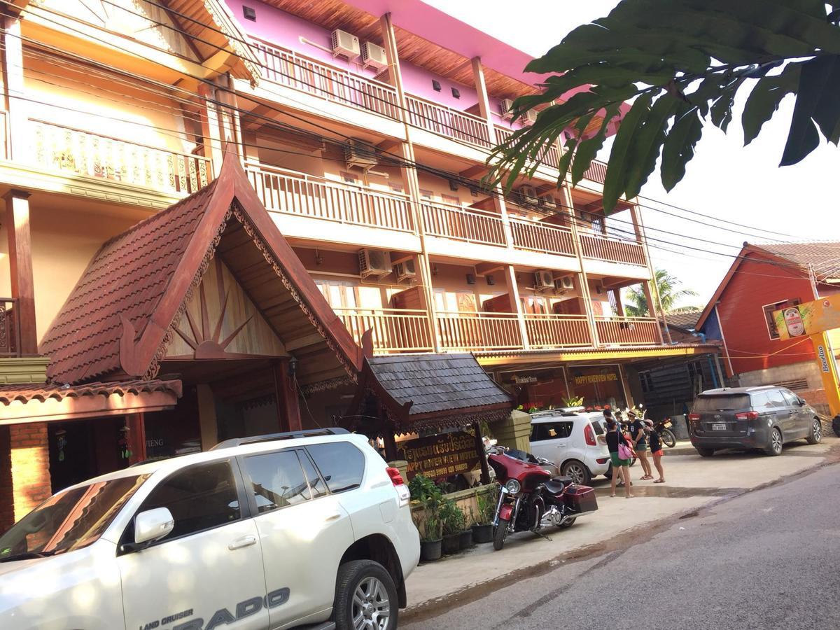 Happy River View Hotel Vang Vieng Exterior foto
